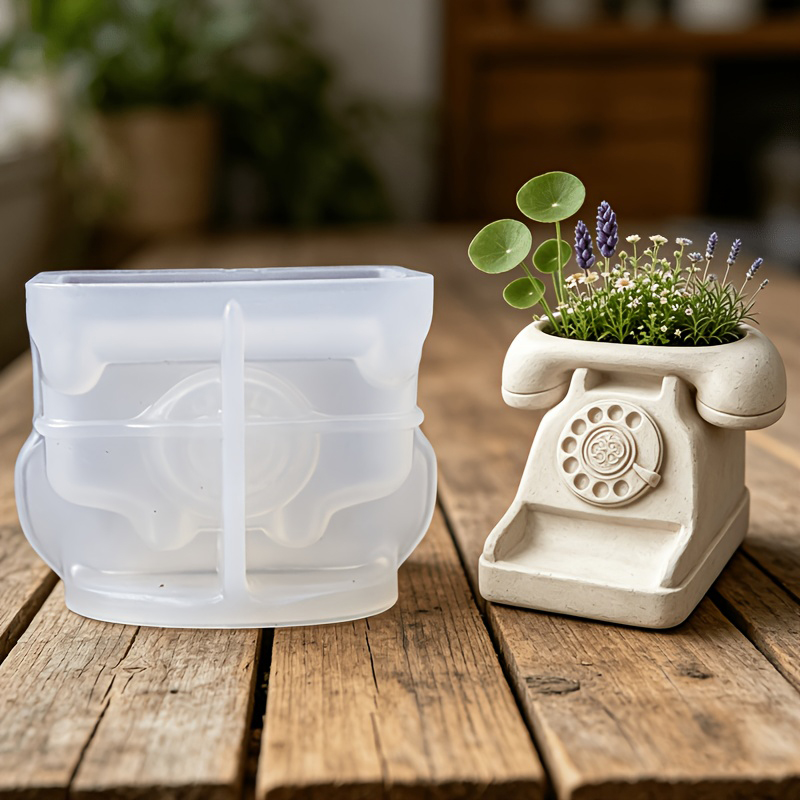 3D Vintage Rotary Telephone Su - Potsticker Mold 评论和价格