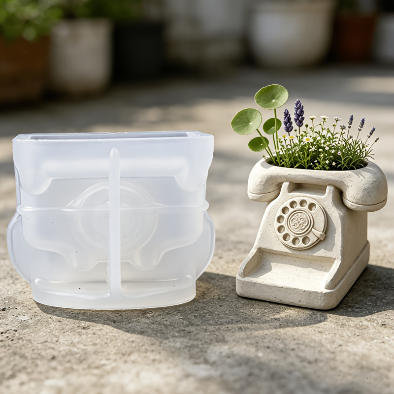 3D Vintage Rotary Telephone Su - Potsticker Mold 评论和价格